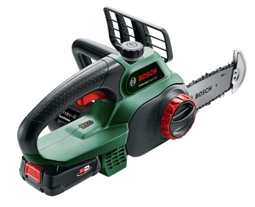 Ferăstrău cu lant Bosch UniversalChain 18 + Acumulator 18V, 2.5Ah + Încărcător AL 18V-20