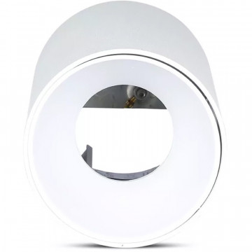 Corp iluminat rotund soclu GU10 V-Tac VT-882 alb frontal
