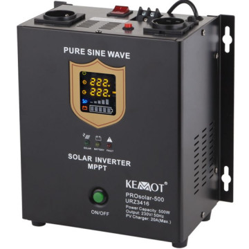 Invertor Solar 500W (800VA) Kemot Prosolar-800 URZ3416 – Undă Sinusoidală Pură și MPPT