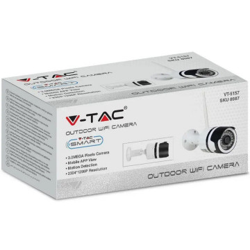 ambalaj Camera Exterior 3MP IP65 Bullet V-Tac VT-5157