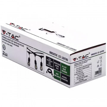 ambalaj Sir iluminat festiv E27 15m IP65 V-Tac VT-713