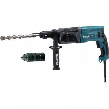 Makita HR2470T - Ciocan Rotopercutor 780W, 2.4J, 2 Mandrine | Termix