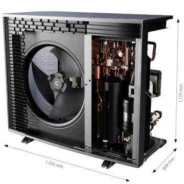dimensiuni Pompa caldura aer-apa Daikin Altherma 4 H
