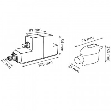 dimensiuni Pompa SFA Sanicondens Clim Mini S