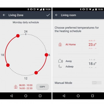 app Termostat wifi ECtemp Smart