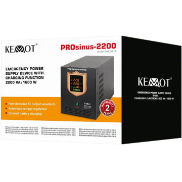 ambalaj UPS Kemot PROsinus URZ3413B 1600 W negru