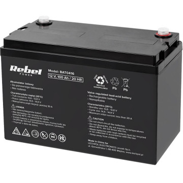 Acumulator cu gel Rebel Power BAT0416 12V 100Ah