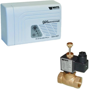 🛡️ Set Detector Gaze cu Electrovana Watts 3/4" | Siguranță Casă | Termix.ro