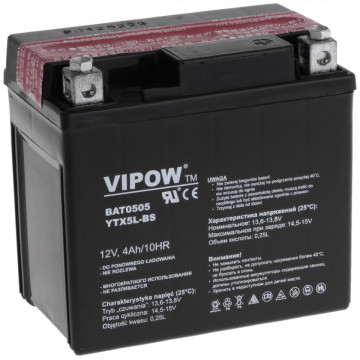 Acumulator Moto Vipow BAT0505 12V 4Ah