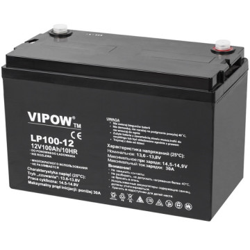 Acumulator plumb Vipow BAT0225 12V 100Ah Gel
