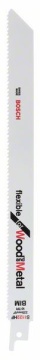 Bosch Set 5 panze ferastrau sabie S 1122 HF Flexible for Wood and Metal, 225mm
