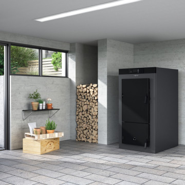 montaj Cazan lemne din inox cu gazeificare Viessmann Vitoligno 200-S VL2B