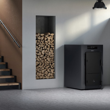 montaj Cazan lemne Viessmann Vitoligno 150-S 17