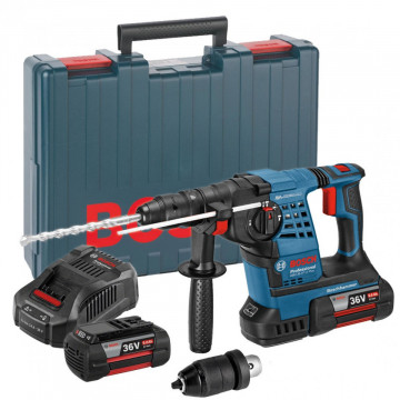 valiza Ciocan rotopercutor cu acumulator Bosch SDS-Plus GBH 36 V-LI Plus