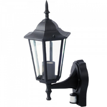 Corp iluminat de perete cu Senzor IP44 V-Tac VT-751 negru