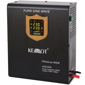 Emergency power supply PROsinus-500 URZ3409 inverter pure sinus 800VA 500W black