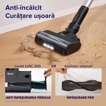 Caracteristici Aspirator vertical fără fir Levoit V200 gri