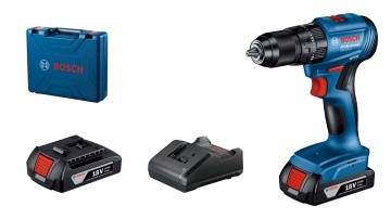 Mașină de Găurit cu Percuție Bosch GSB 185-LI | 50Nm, Set - Termix