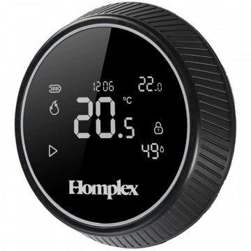 Termostat inteligent Homplex NX1 negru lateral