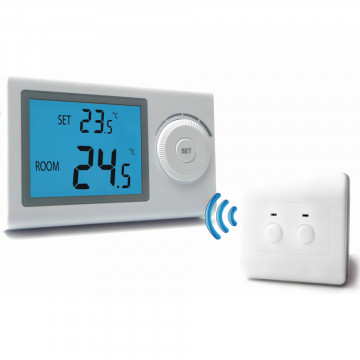 Termostat de ambianta digital neprogramabil fara fir Logictherm R3 RF