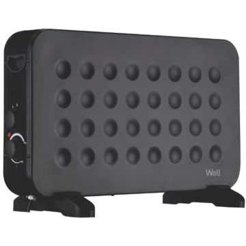 Well 2000W Electric Convector Heater - Adjustable Thermostat