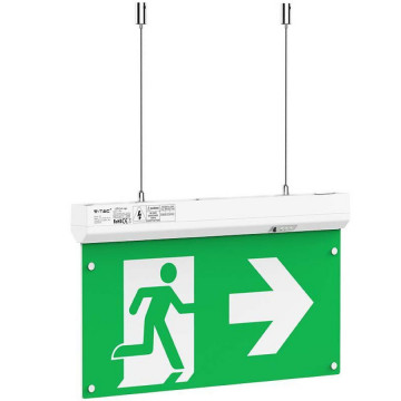 Lampa LED V-Tac VT-995 iesire Urgenta Exit cu Buton de Test & Control RF
