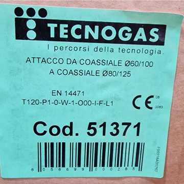 eticheta Adaptor 60/100-80/125 Tecnogas 51371