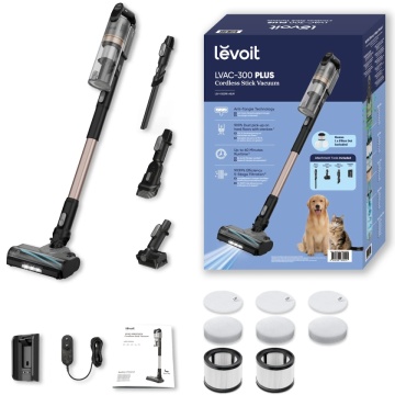 Set livrare Aspirator vertical fără fir Levoit LVAC-300 Plus