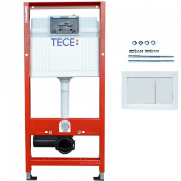 Cadru rezervor suspendat Tece cu clapeta alba 9400000