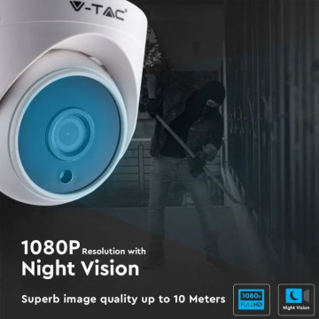 Night Vision Camera HD de interior V-Tac VT-5125 1920x1080 2MP