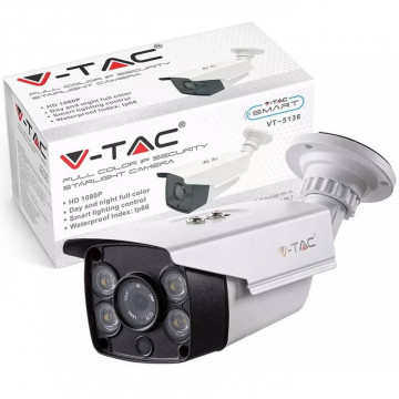 ambalaj Camera IP 1080P 2MP IP65 V-Tac VT-5136 pentru supraveghere
