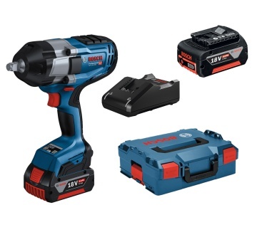 Cheie de Impact Bosch GDS 18V-1000 | Set 2 x 5.0Ah, L-BOXX - Termix