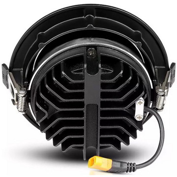 Spot COB 10W 6400K alb rece V-Tac VT-2-13 negru spate