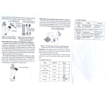Manual Sistem manual Purificare apa Fitaqua PP/UF
