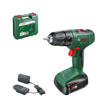 Mașină de găurit și înșurubat cu acumulator Bosch EasyDrill 18V-40 | 2 trepte de putere, 18V, 2Ah