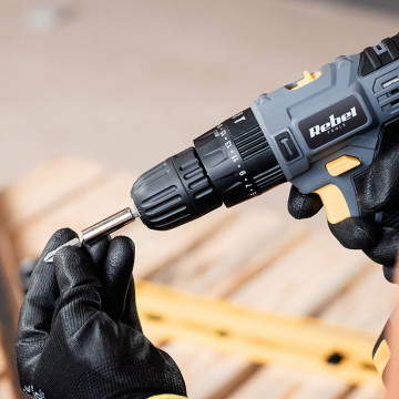 Mașină găurit înșurubat cu acumulator Rebel RB-1002 - Img 6