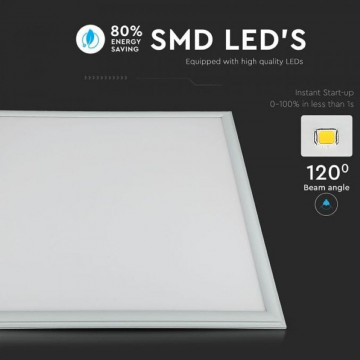 Panou LED 45 W 60 x 60 cm 4000 K alb neutru V-Tac VT-6060 SMD