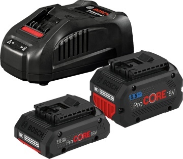 Set Bosch 18V Starter Kit | 2x Acumulator 5.0 Ah + GAL 1880 CV