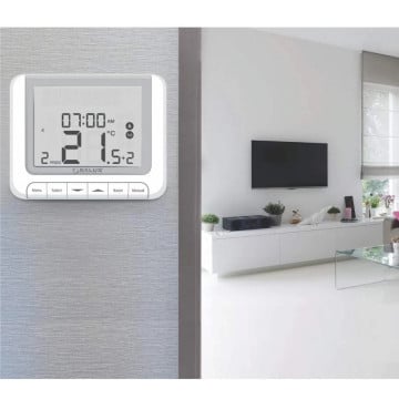 Cronotermostat Salus RT520RF fara fir montat pe perete