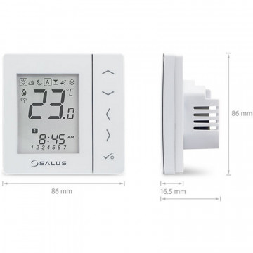 dimensiuni Termostat wireless Salus VS10WRF