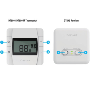Termostat wireless Salus DT300RF