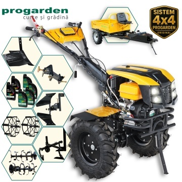 🚜 Pachet ProGarden Campo 1873 Alpine V2 18CP + Remorcă RM500T