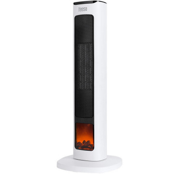 Aerotermă Turn Teesa TSA8052 | 2000W | Imitație Șemineu | Telecomandă