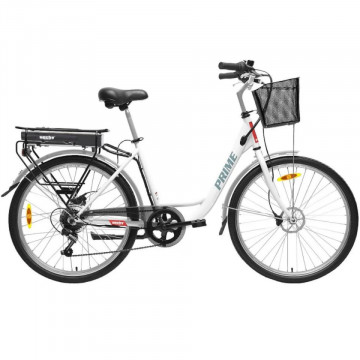 Bicicleta electrica Hecht Prime White