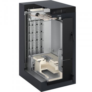 detalii Cazan lemne din inox cu gazeificare Viessmann Vitoligno 200-S VL2B