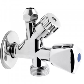 Double poppet valve with rosette CF5104