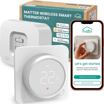 Termostat smart Habi by Salus iT850 cu receptor