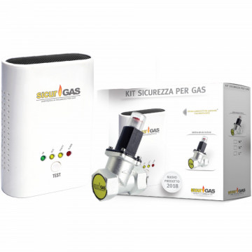 Kit Detectare Gaz Sicurgas WAT0883 1" | Electrovalvă & Senzor Metan