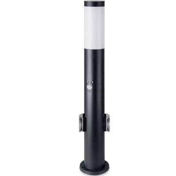 Lampa gradina E27 cu Senzor miscare IP44 VT-838 negru