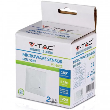 ambalaj Senzor miscare 180 gr cu microunde V-Tac VT-8023
